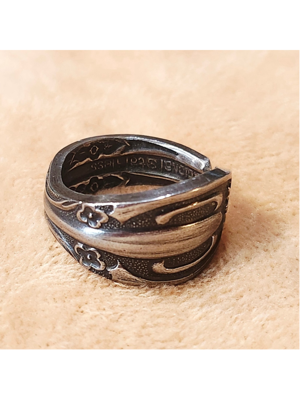 Size 9 handmade Spoon ring